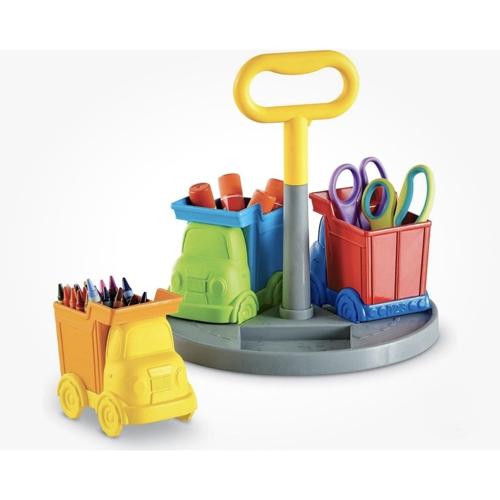 Learning Resources Create-a-Space Kiddy Center Trucks - Arts and Craft Organizer